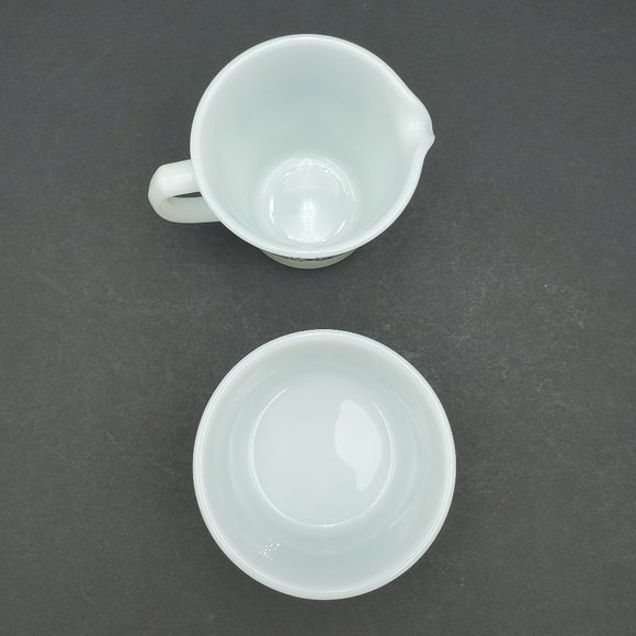 Pyrex Old Town Blue Creamer & Sugar Bowl Corningware Blue Onion Sugar Creamer - Picture 7 of 9